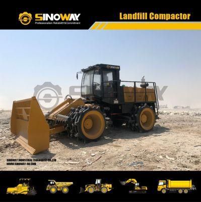 Roller Compactor 30ton Hydraulic Waste Compactor for Sale