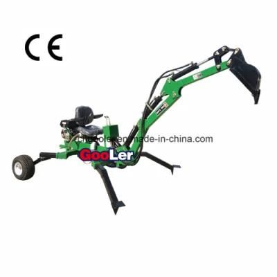 OEM ATV Towable Backhoe Excavator Loader with Different Attachments in Cheap Price