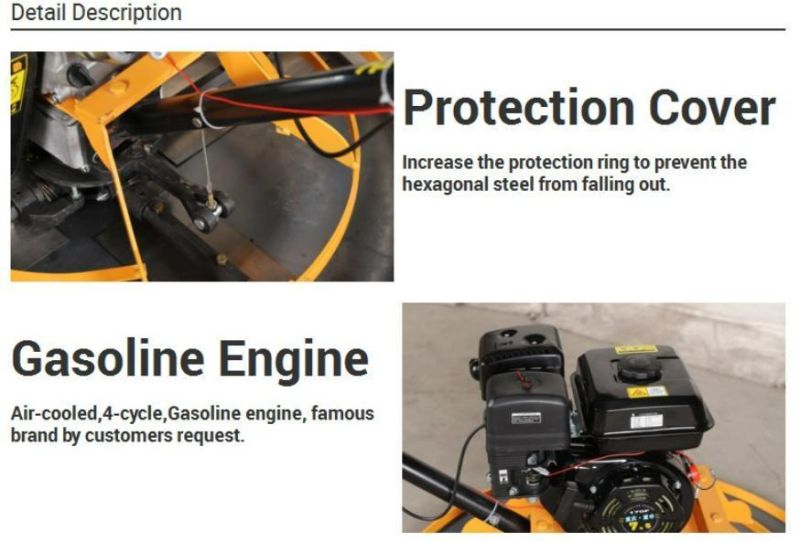 Gold Factory Gasoline Power Walk Behind Concrete Edger Finisher