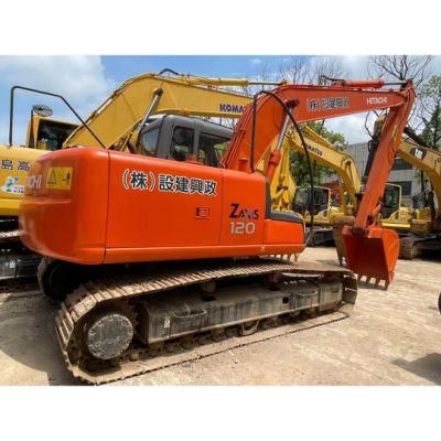 Used Hitachi Excavator Zaxis120 Crawler Hydraulic Excavator for Sale