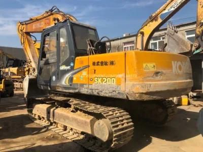 20t Japan Original Color 0.7 Kobelco Sk200 Sk200-3 Crawler Excavator