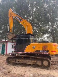 Made in China 22 Ton Sy215c Used Crawler Excavator on Sale