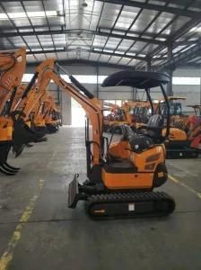 Mini Excavator 1.6 Ton Mini Digger Walking Excavator Price Crawler