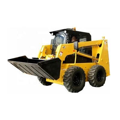 85HP High Flow Type Hq85 Skid Steer Loader with Asphalt Cutter