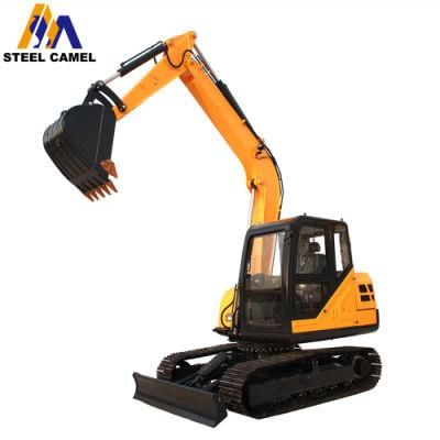 53kw Powerful Efficient Cummins Engine 9ton Crawler Excavator