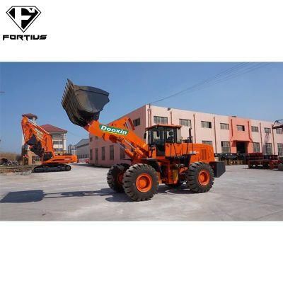 China Brand Wheel Bucket Loaders Loading Capacity 6000kg for Mozambique