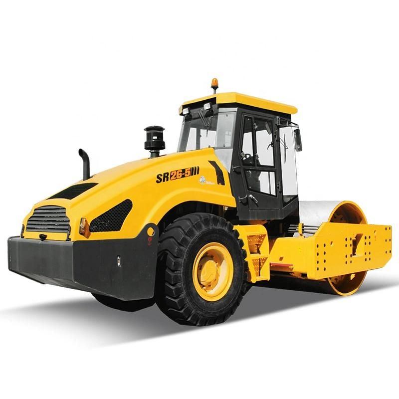 Full Hydraulic Single Drum Vibration Road Roller 26 Ton Sr26m-3 for Sale