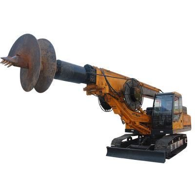 Solar Ground Screw Post Install Drill Rigs Pile Driver