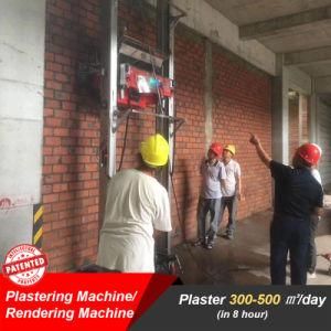 Auto Wall Plastering Rendering Machine in Good Price