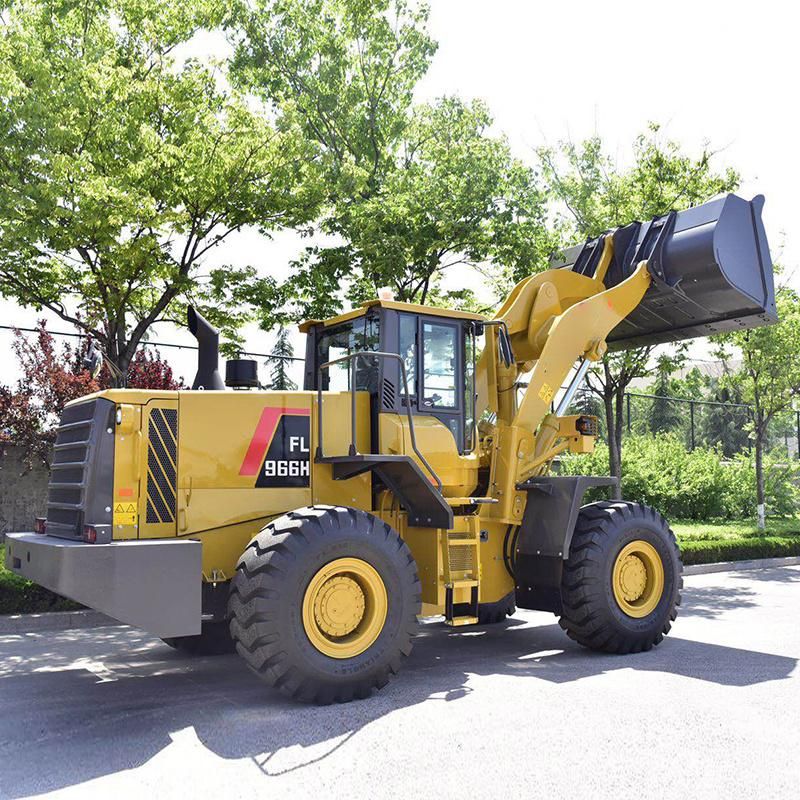 Lovol 6ton Wheel Loader FL966h Loaders with 4m3 Bucket