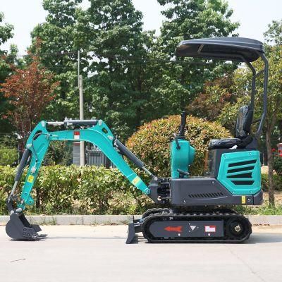 on Sales China Small 1 Ton Backhoe Mini Hydraulic Crawler Excavator with Bucket Small CE ISO EPA Certification Farm Construction