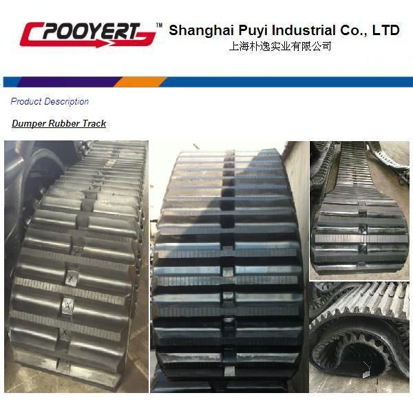 TCR50 Ymc50r-1 Dumper Carrier Rubber Track (450*110*74)