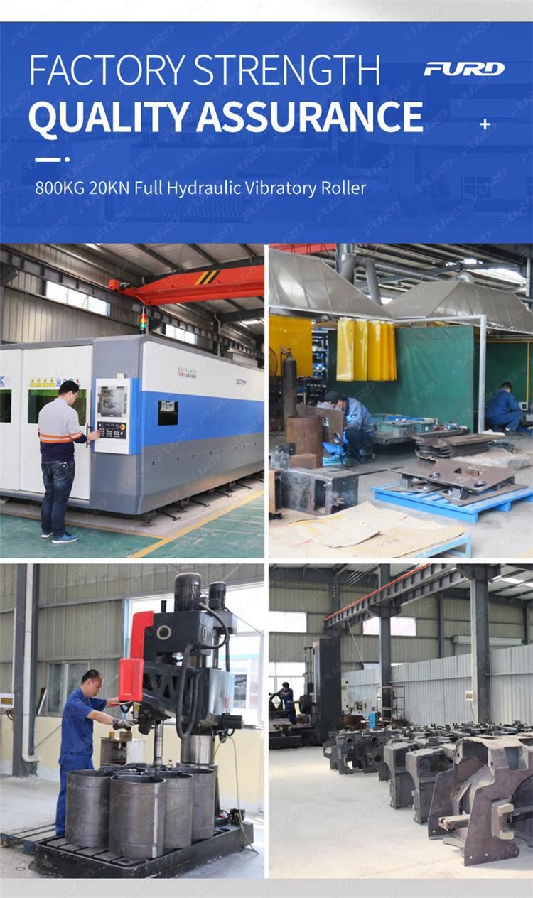 Hydraulic Hand Operate Double Drums Road Roller