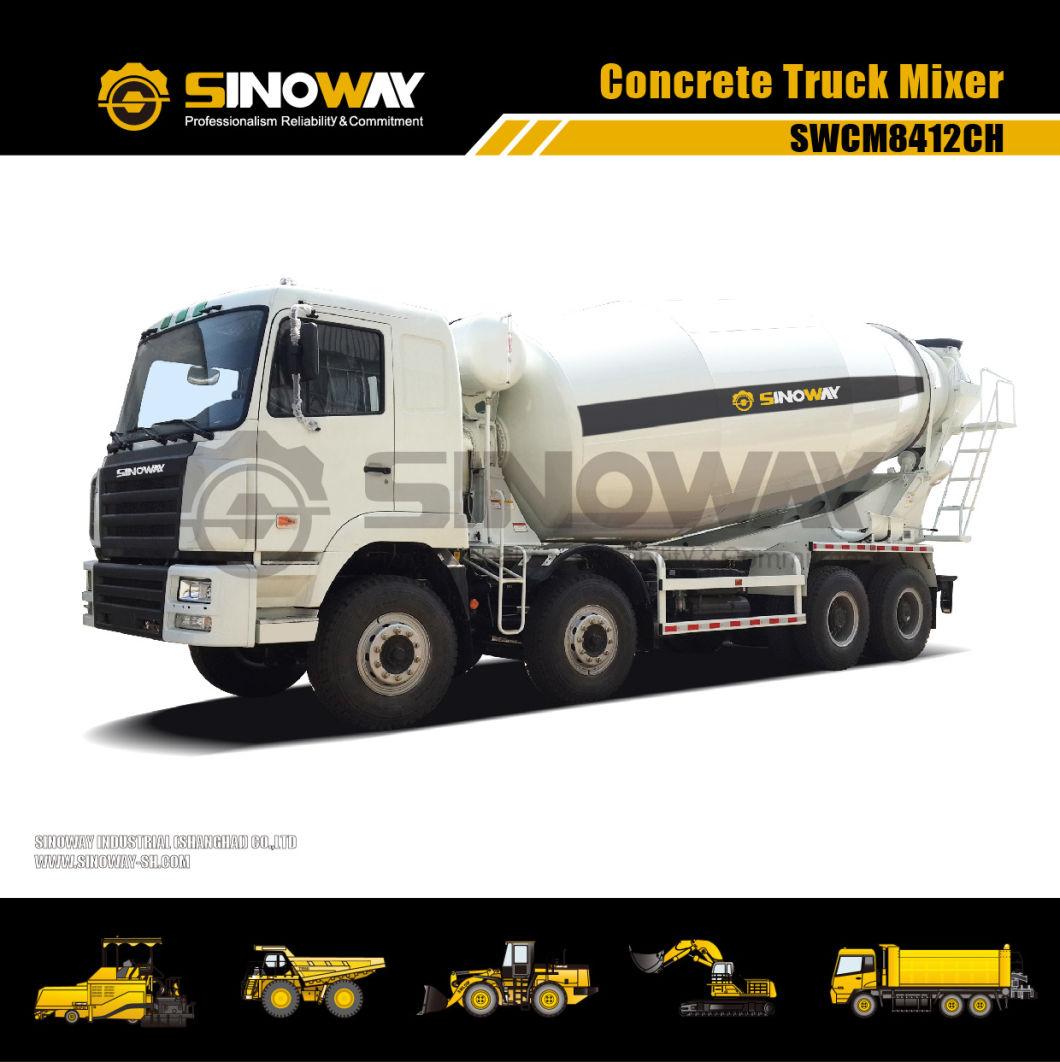 12m3 Concrete Mixer Truck with 375HP Cummins Engine