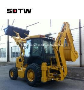 4 in 1 Bucket Backhoe Loader with Multi Function Attachment