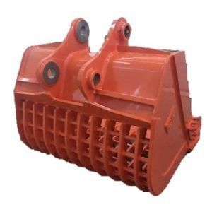 Ex200 Excavator Sift Bucket with 120*120mm Grid