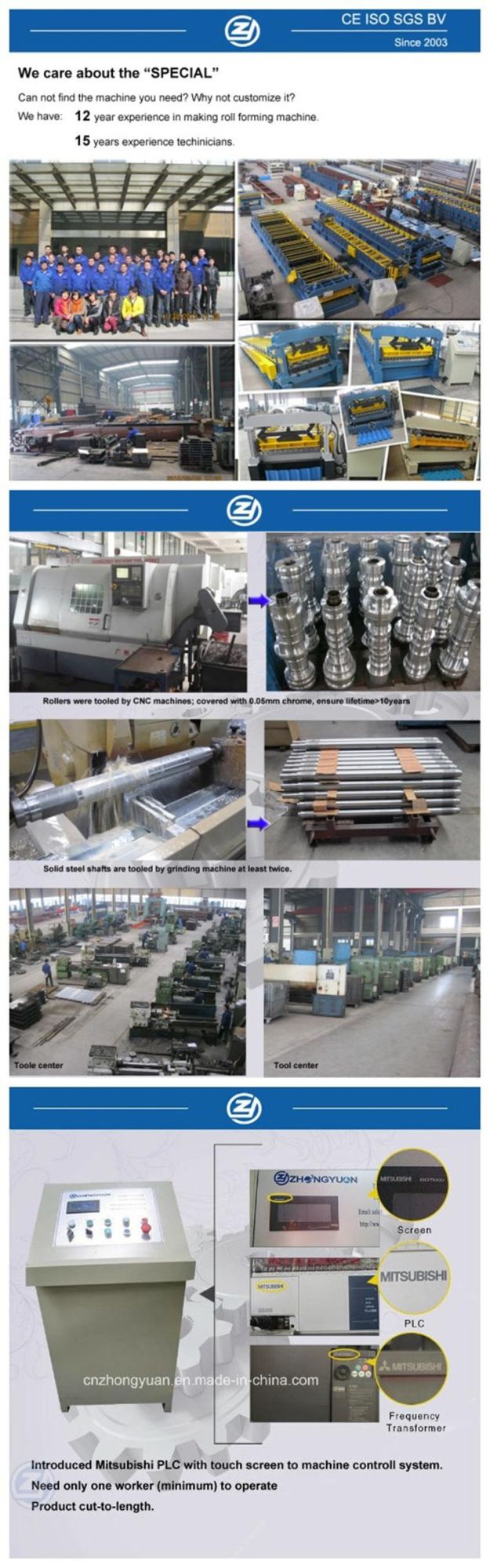 Corrugated Steel Sheet Metal Roof Roll Forming Machine Roof Panel Making Machine Metal Roof Panel Roll Forming Factory Price with ISO9001/Ce/SGS/Soncap