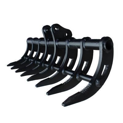 Customized Heavy Duty Excavator Attachment Digger Rake Bucket