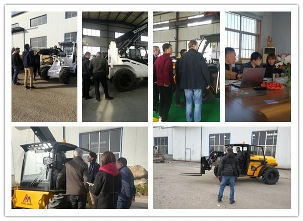 Wholesale Factory Price Small 1.5 Ton Chinese Telescopic Forlift Log Grapple Wheel Loader