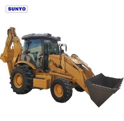 Sy388 Backhoe Loader Is Sunyo Best Construction Equipments as Wheel Loader and Excavator