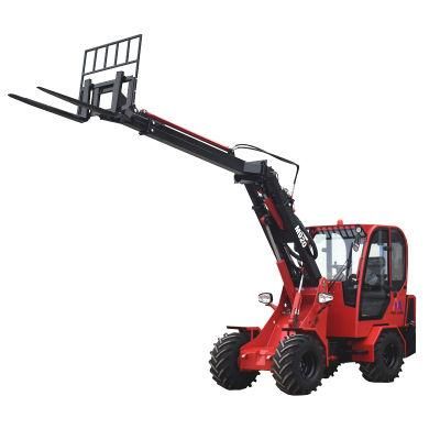 China Telescopic Wheel Loader Telescopic Boom Loader with Different Attachments