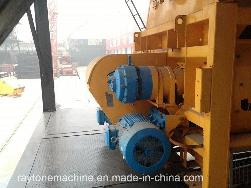 Js2000 Concrete Mixing Machine Twin Shaft Cement Mixer