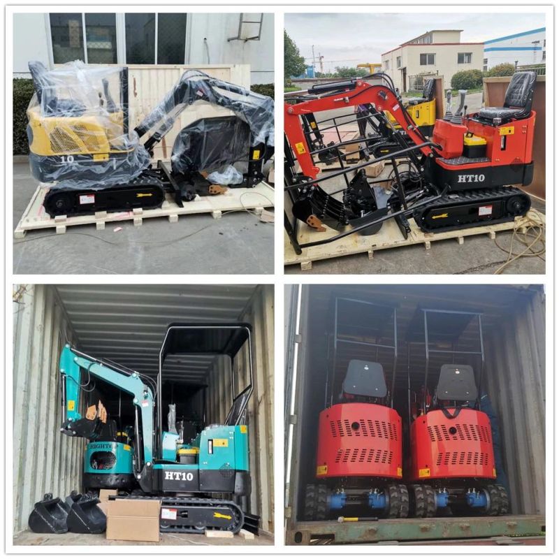 Free Shipping Qingdao Port 1200kg Mini Excavator 2 Ton Small Digger for The European