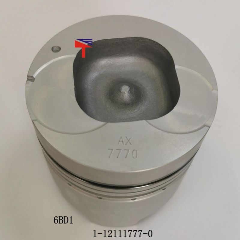 High-Performance Diesel Engine Parts Piston 1-12111777-0 for Excavator Zx200-1 Zx200-2 Engine 6bd1