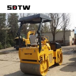 2018 Ce ISO International Certification China Cheap Price 3 Ton Ride Double Drum Road Roller for Sale