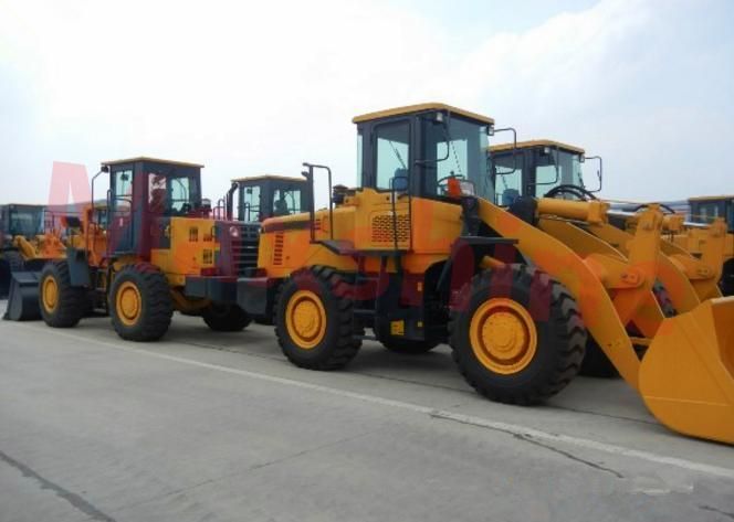 Cheap Price 3ton/4ton/5ton/6ton/7ton/8ton Medium Size Front End Wheel Loader with A/C, 3cbm Bucket Capacity or Fork Concrete Mixer