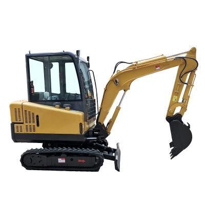 Compare Top Brands Steel / Rubber Crawler Mini Excavator 3 Tons for Sale