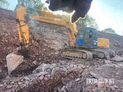 Used Mini Medium Backhoe Excavator Hyundai R215-7c Construction Machine Second-Hand