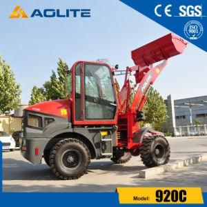 Ce Approved Mini Wheel Loader 920 with Sweeper