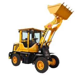 New Design Compact Loader 0.8ton Front End Wheel Loader with Joystick