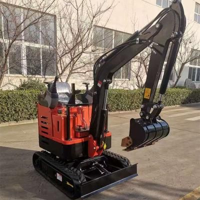 Newest Cheap Crawler Mini-Excavator 1 Ton Micro Digger Mini Excavator Prices for Garden