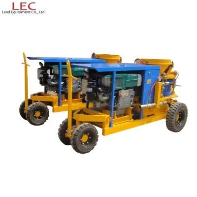 Subway Diesel Drive Shotcrete Machine for Construction Dry Mix Anti-Explosion Gunite