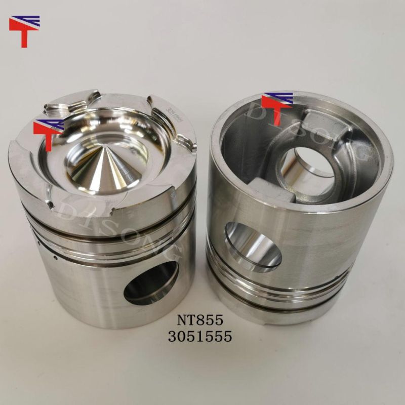 High-Performance Diesel Engine Engineering Machinery Parts Piston 3051555 for Engine Parts Nt855 Generator Set