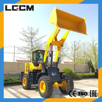 Lgcm Hydraulic Joystick Wheel Front End Articulated Loader With1.7m3 Bucket/Landscaping/Construction Projects
