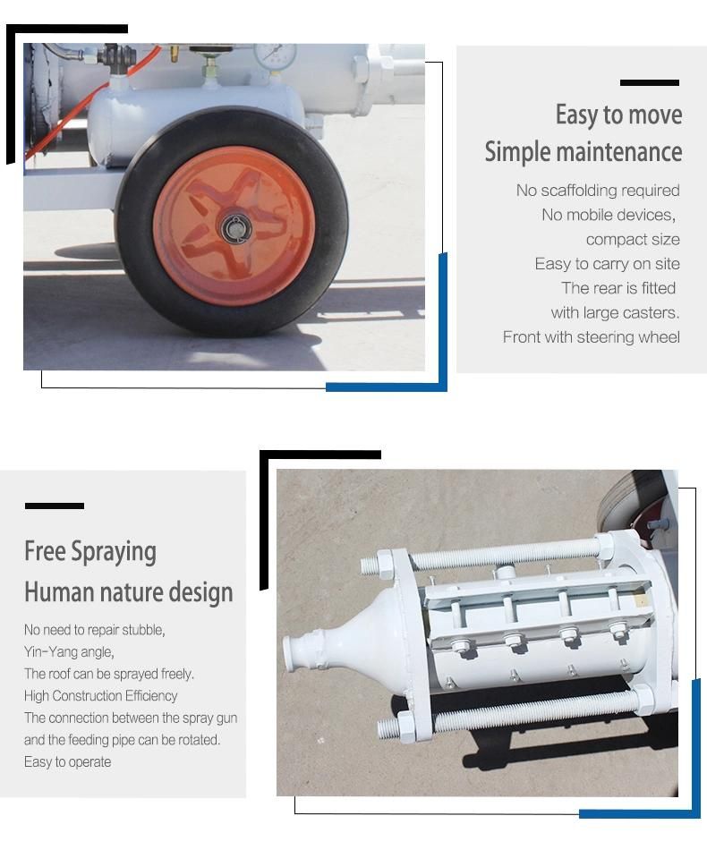 511 Mortar Spray Machines 7.5kw Automatic Mortar Spray Machine Concrete Spraying Machine