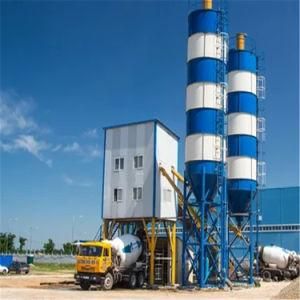 Hzs60 Concrete Batching Plant in Construction Project