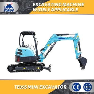 Te35 Building Material Shops Indonesia Building Material Shops Mini Earth-Moving Machine Small Digger France New Excavator
