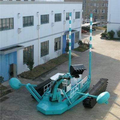 China Factory Crawler Amphibious Excavator with Extended Arm Waterway