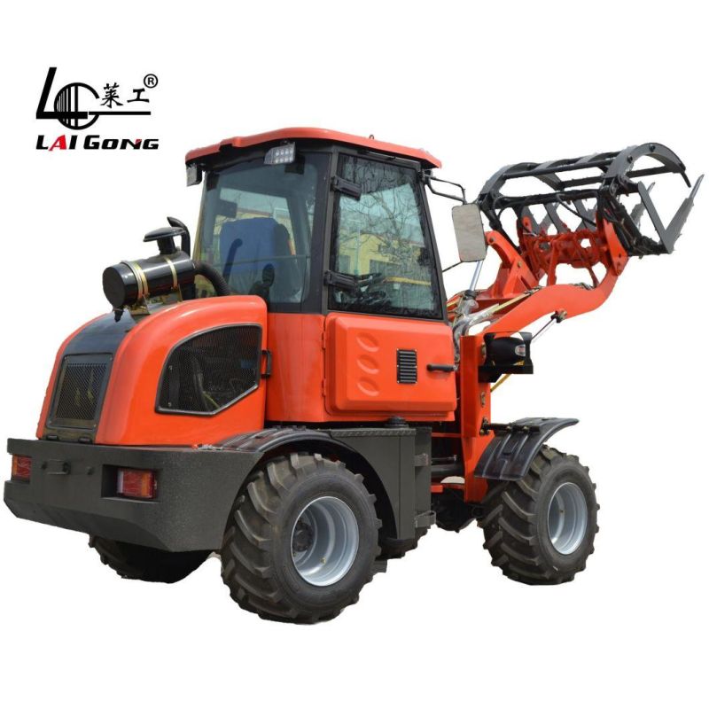 Lgcm CE Certificate High Quality Lge10 Agricultural Wheel Farm Garden Front End Loader for Sale