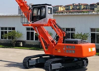 42ton Crawler Grabbing Crane China Material Handler Excavator for Bulk and Loose Material Handling