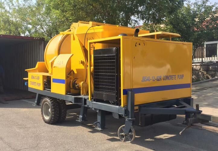 Mobile Type with Wheel Cement Mixing Pump Hot Sale