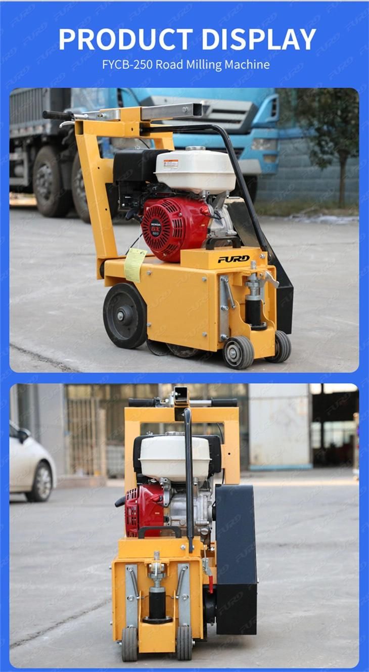 Self Propelled Electric Gasoline Engine Road Milling Machine