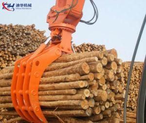 Wood Hydraulic Grab and Stone Mechanical Grapple