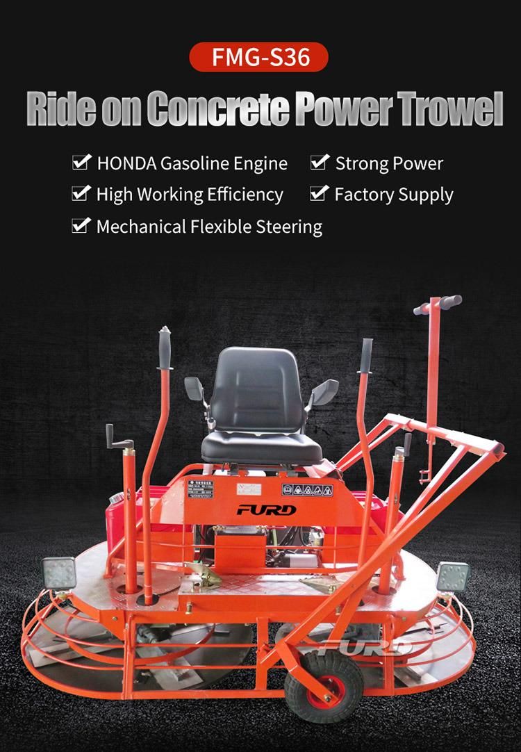 Honda Gasoline Ride on Concrete Power Trowel
