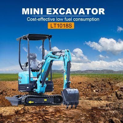 1.8 Ton Excavator Made in China Small Excavator Agricultural Crawler Excavator Parts Made in China Rubber Track Digger