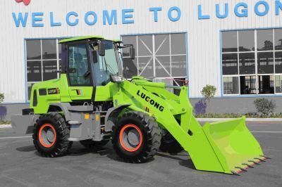 Front End Compact Lugong Wheel Loader 2.2ton Used in Livestock Fodder